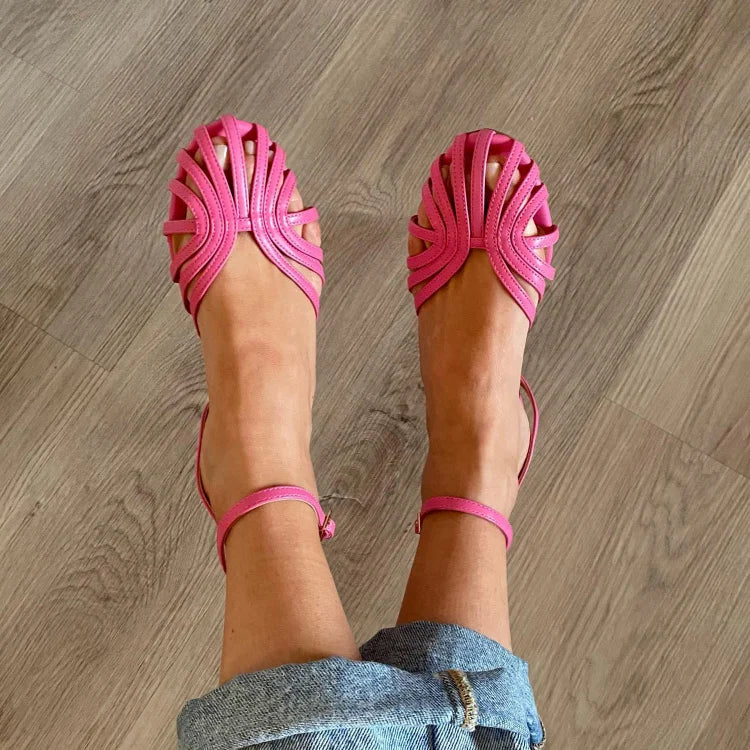 GINEVRA | BALLERINE SANDALO CON DETTAGLIO INTRECCIATO
