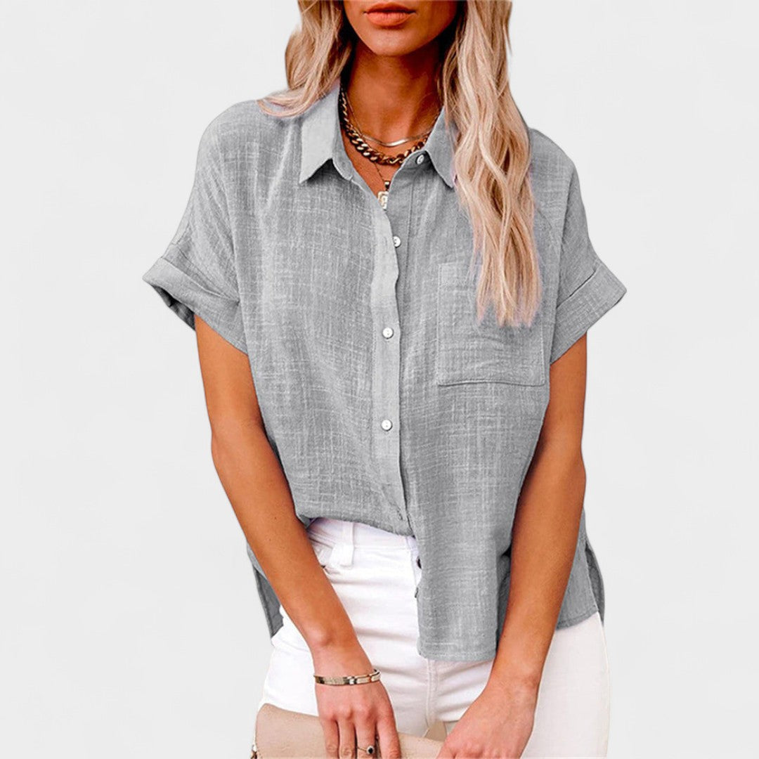 BELMONTE MILANO | BLUSA CON BOTTONI RILASSATA