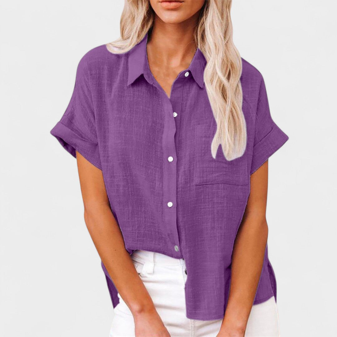 BELMONTE MILANO | BLUSA CON BOTTONI RILASSATA