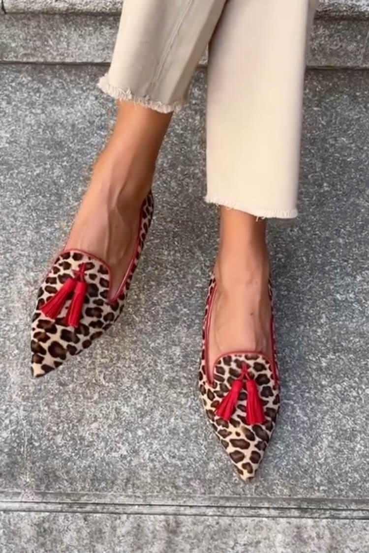 BELMONTE MILANO | MOCASSINO A PUNTA CON NAPPINE ROSSE