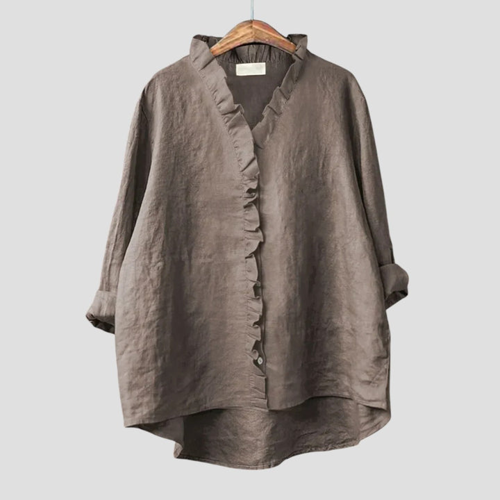 Sanela – Giacca-Camicia Oversize con Revers