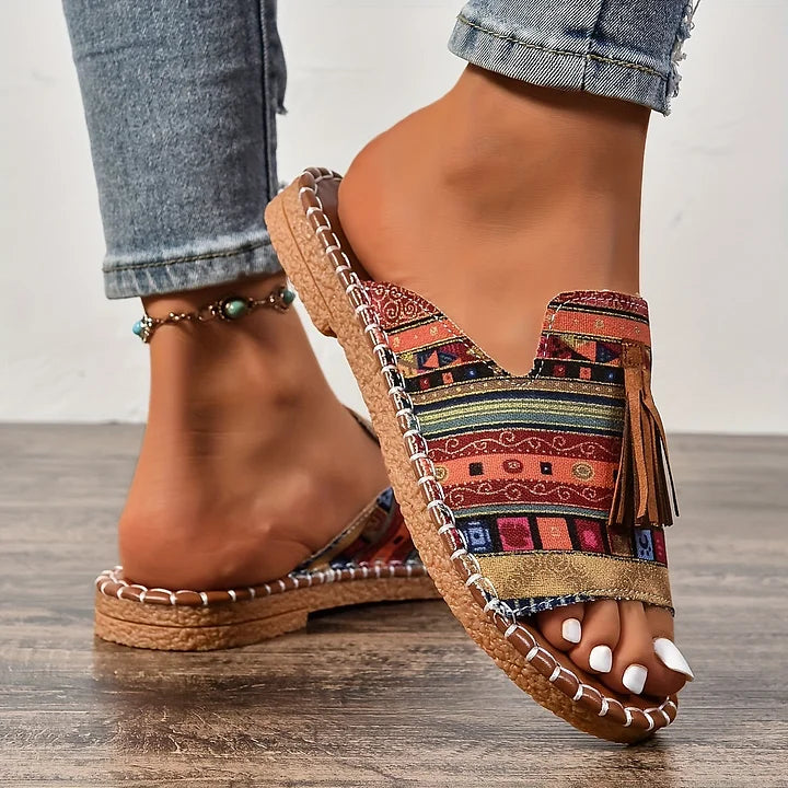 MARGARET | SANDALI BOHO CON NAPPINE