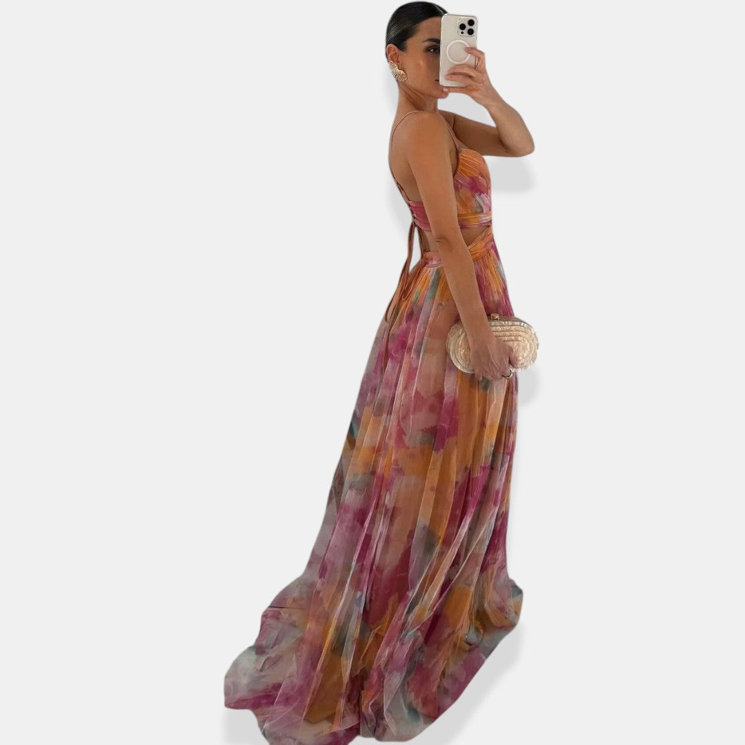 Vaëlia™ | Bellissimo maxi abito con stampa floreale