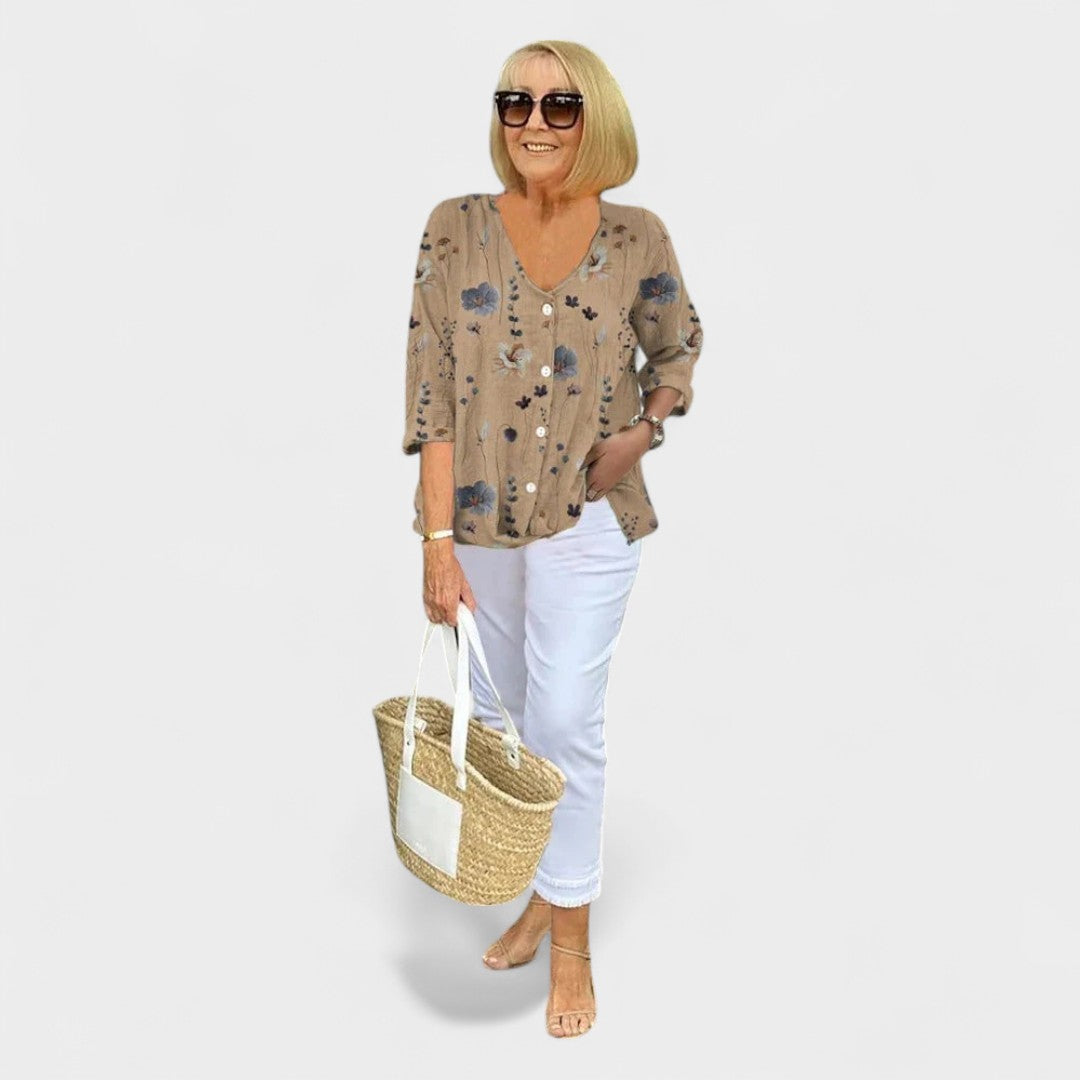 BELMONTE MILANO | BLOUSE CON BOTTONI BLOOM