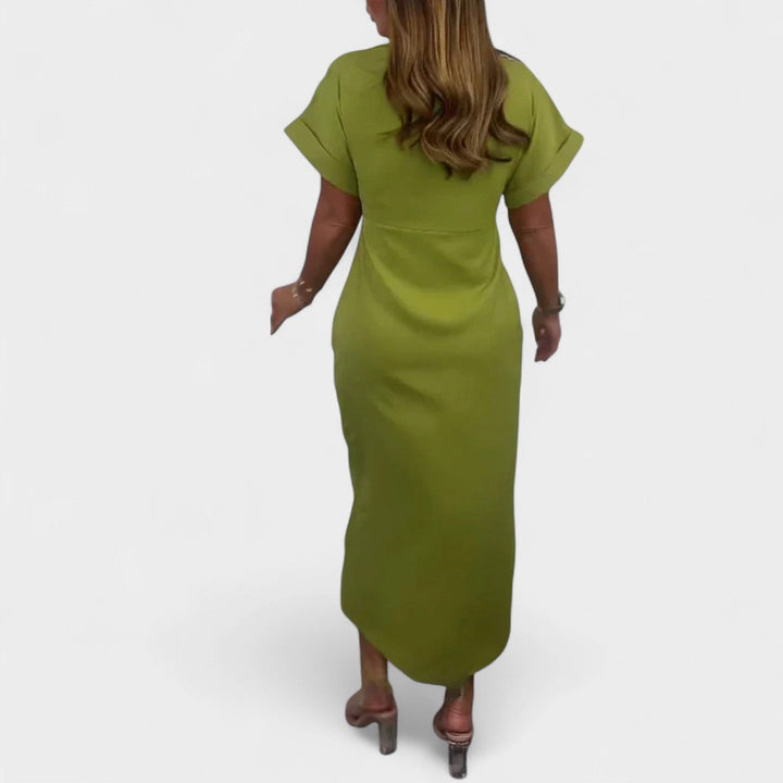 GAIA | ABITO CHEMISE CON NODO CENTRALE