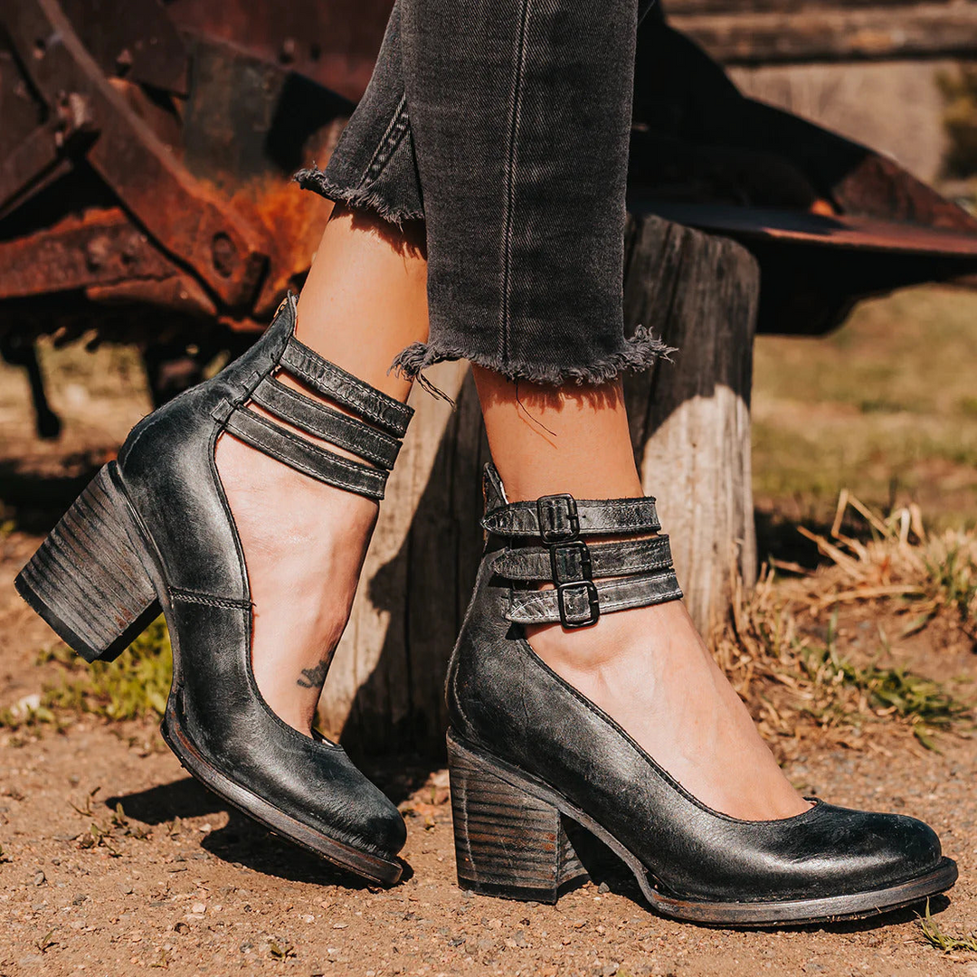 GINEVRA | HEEL WITH STRAPS