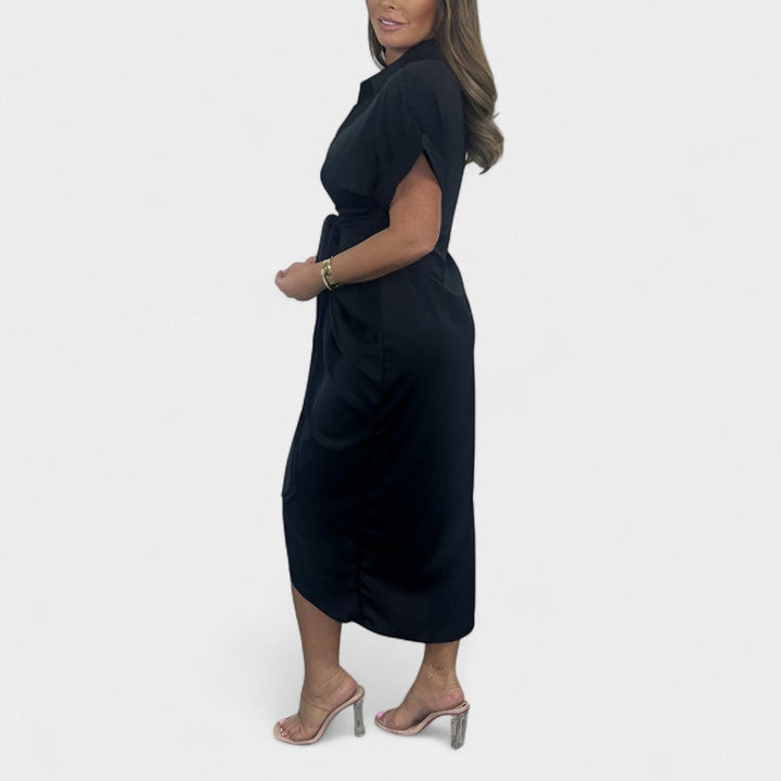 GAIA | ABITO CHEMISE CON NODO CENTRALE