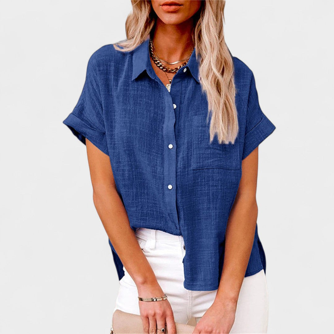 BELMONTE MILANO | BLUSA CON BOTTONI RILASSATA