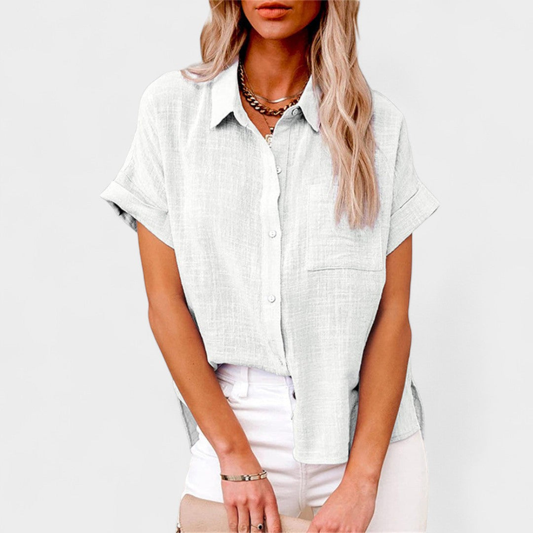 BELMONTE MILANO | BLUSA CON BOTTONI RILASSATA