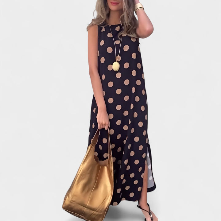 GINEVRA | ABITO MIDI A POIS