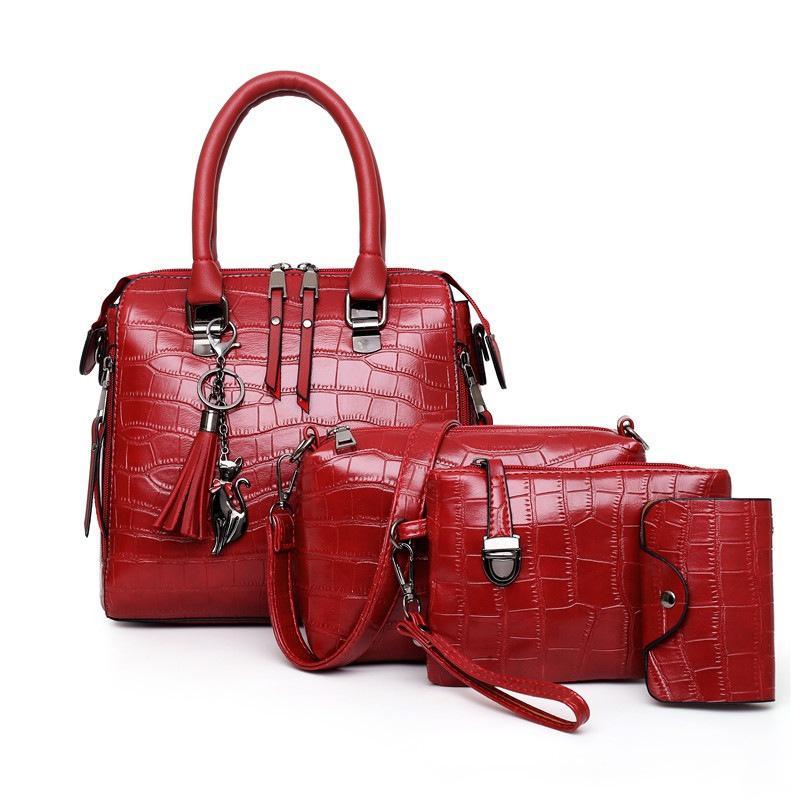 MARISA | SET 4 IN 1 BORSE STILE CROC