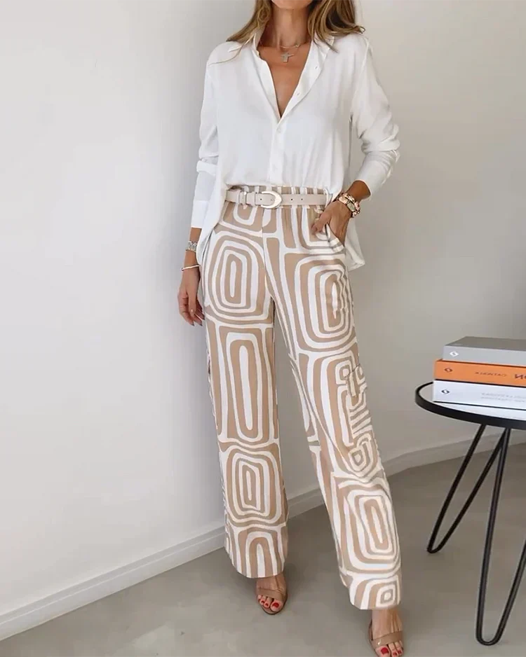 ISABELLA | PANTALONI PALAZZO STAMPATI