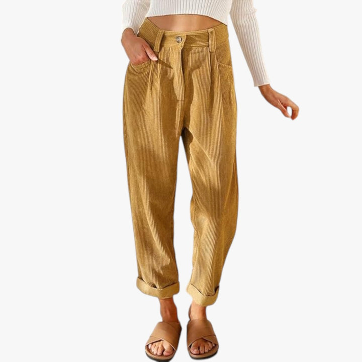 MIRELLA | PANTALONI A COSTE VITA ALTA