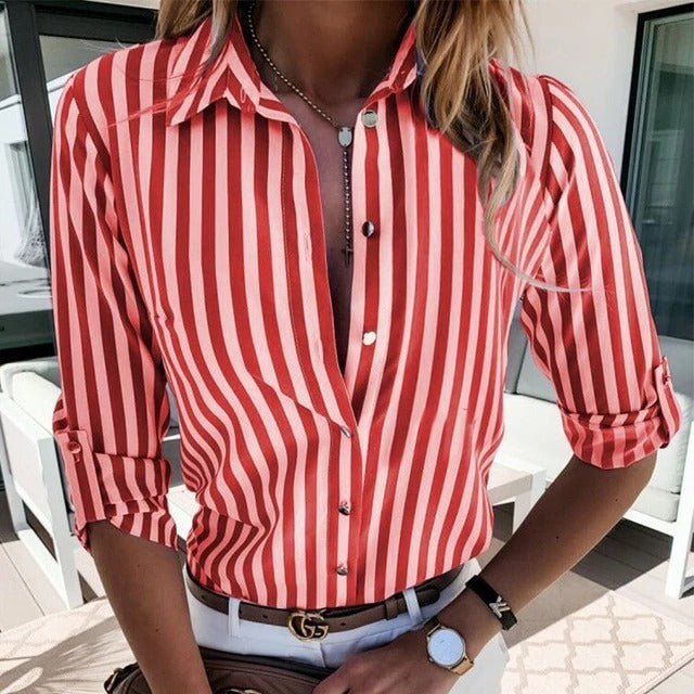 VIOLA | CAMICIA A RIGHE
