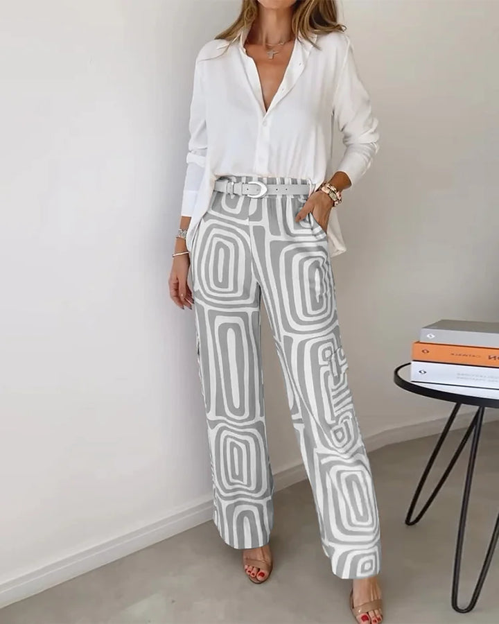 ISABELLA | PANTALONI PALAZZO STAMPATI