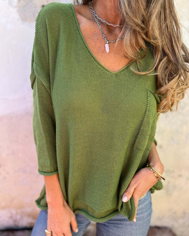 BELMONTE MILANO | MAGLIONE CON TASCA RILASSATO