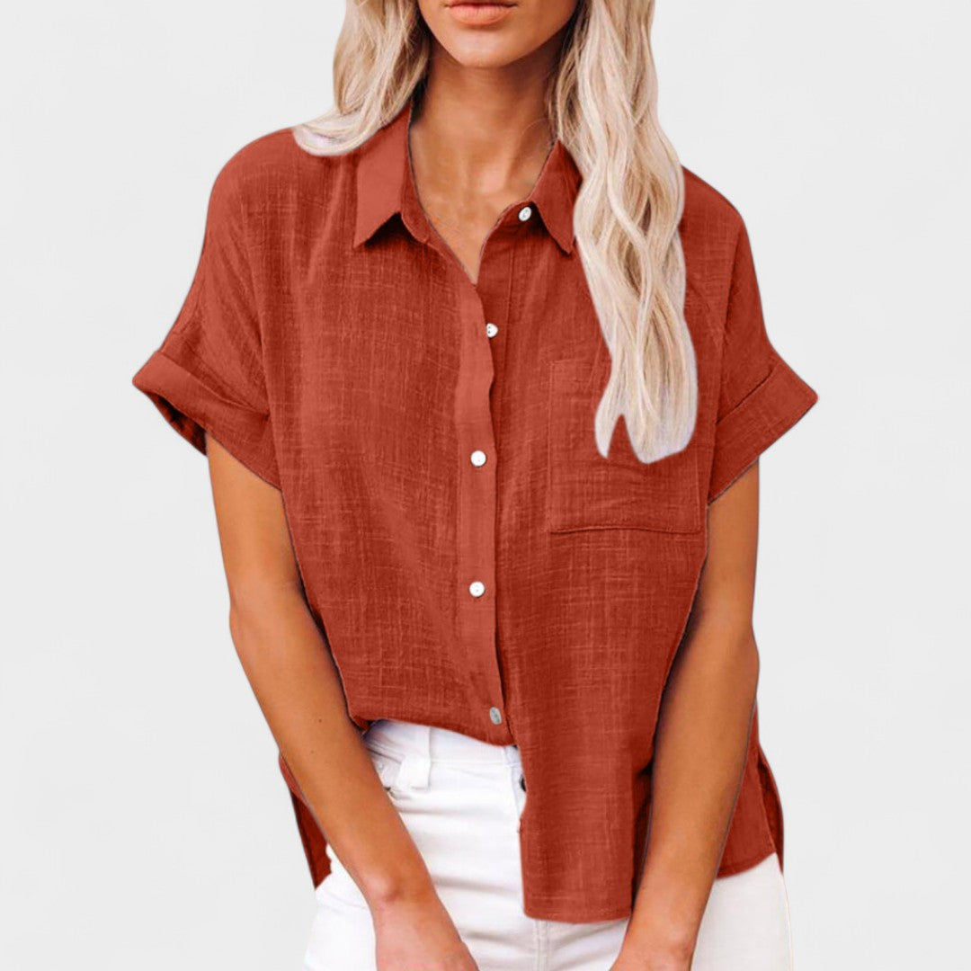 BELMONTE MILANO | BLUSA CON BOTTONI RILASSATA