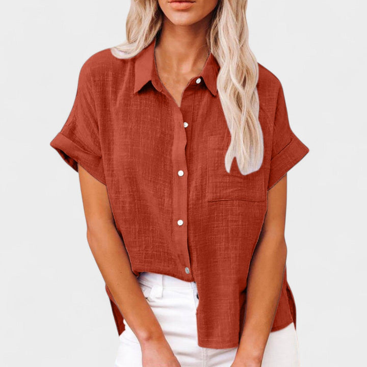 BELMONTE MILANO | BLUSA CON BOTTONI RILASSATA