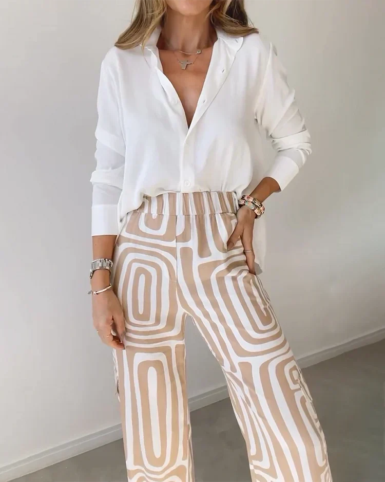 ISABELLA | PANTALONI PALAZZO STAMPATI