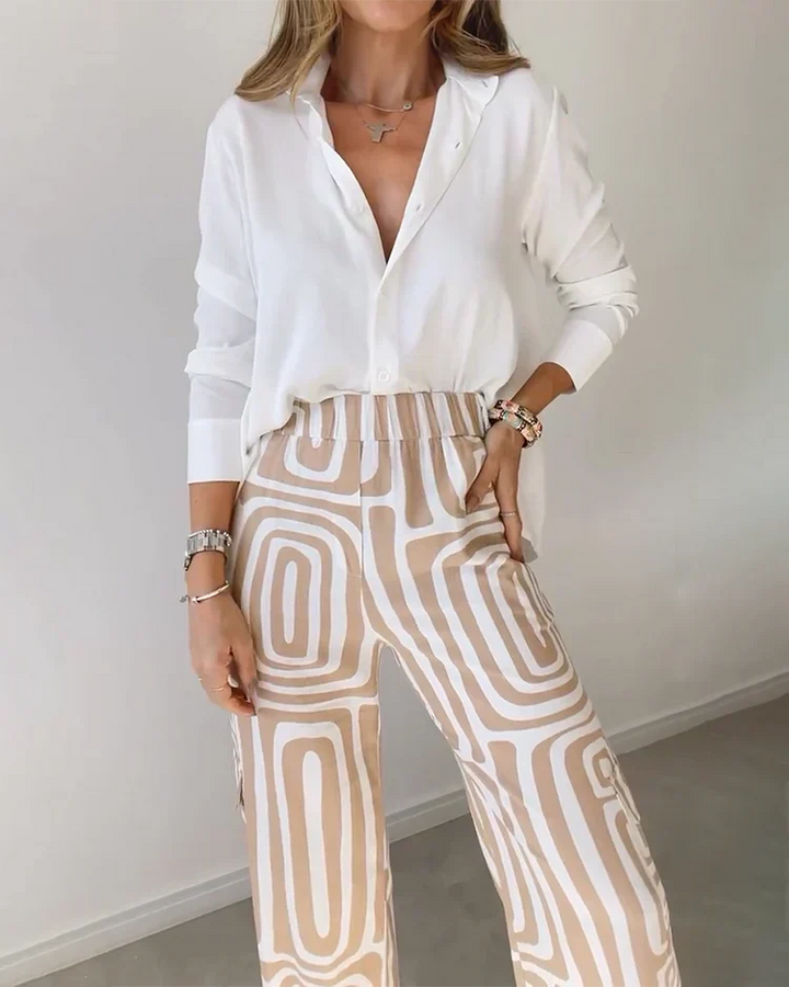 ISABELLA | PANTALONI PALAZZO STAMPATI
