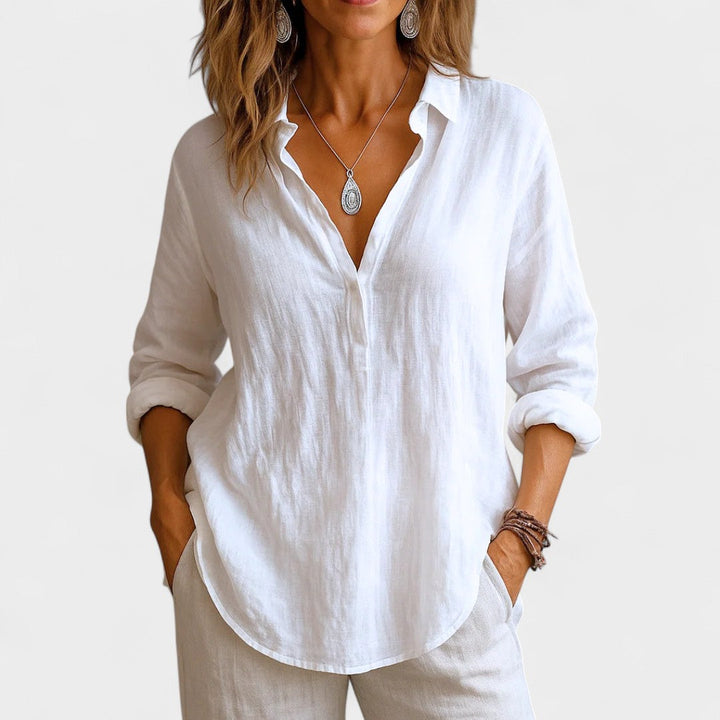 BELMONTE MILANO | BLOUSE CON BOTTONI RILASSATA