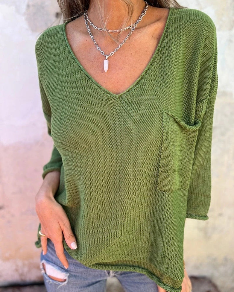 BELMONTE MILANO | MAGLIONE CON TASCA RILASSATO