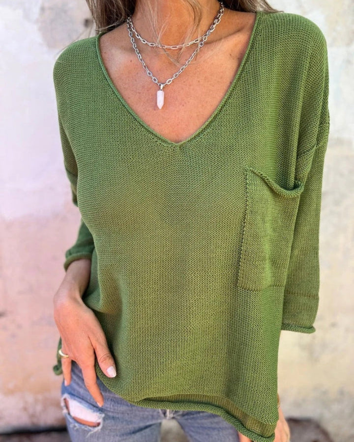 BELMONTE MILANO | MAGLIONE CON TASCA RILASSATO