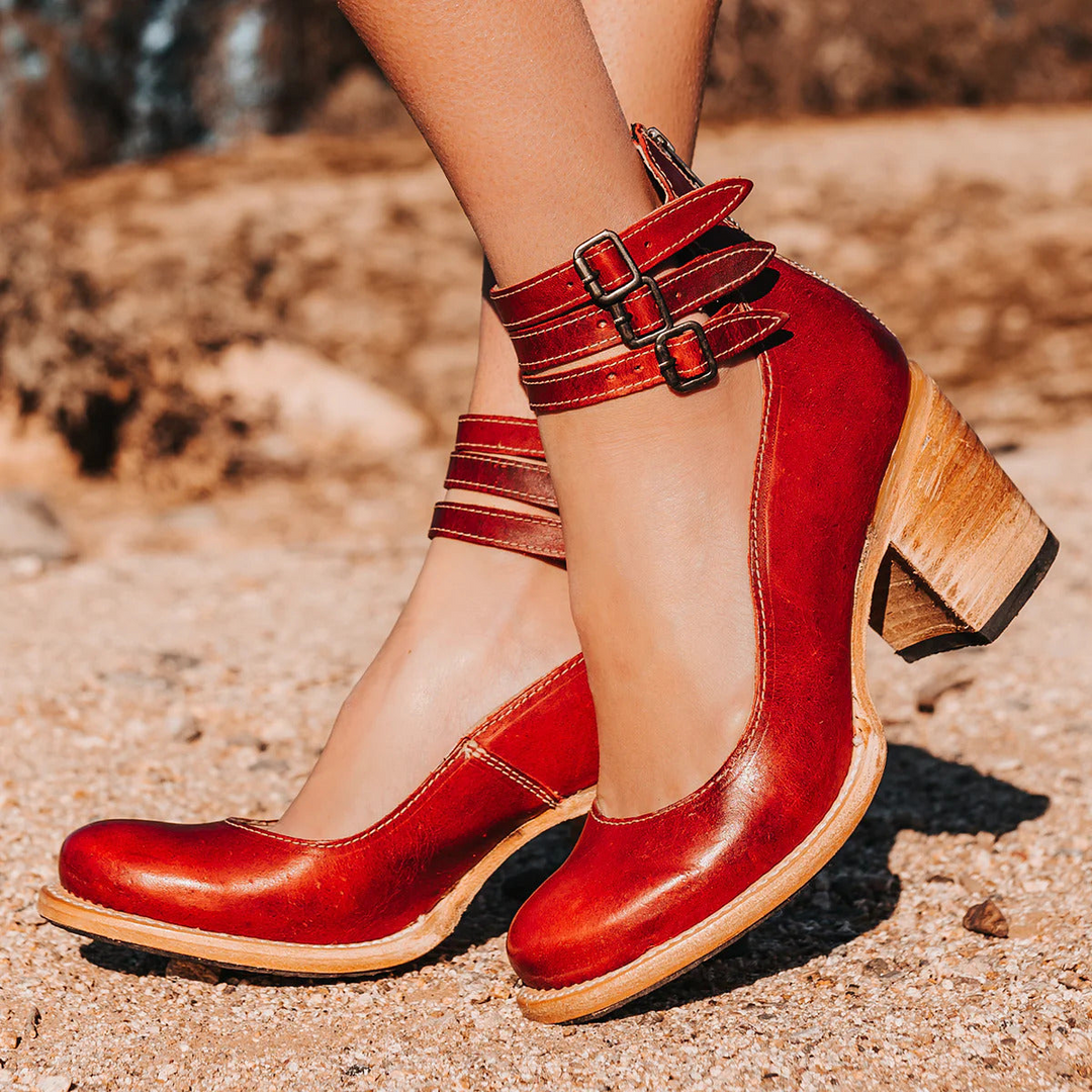 GINEVRA | HEEL WITH STRAPS