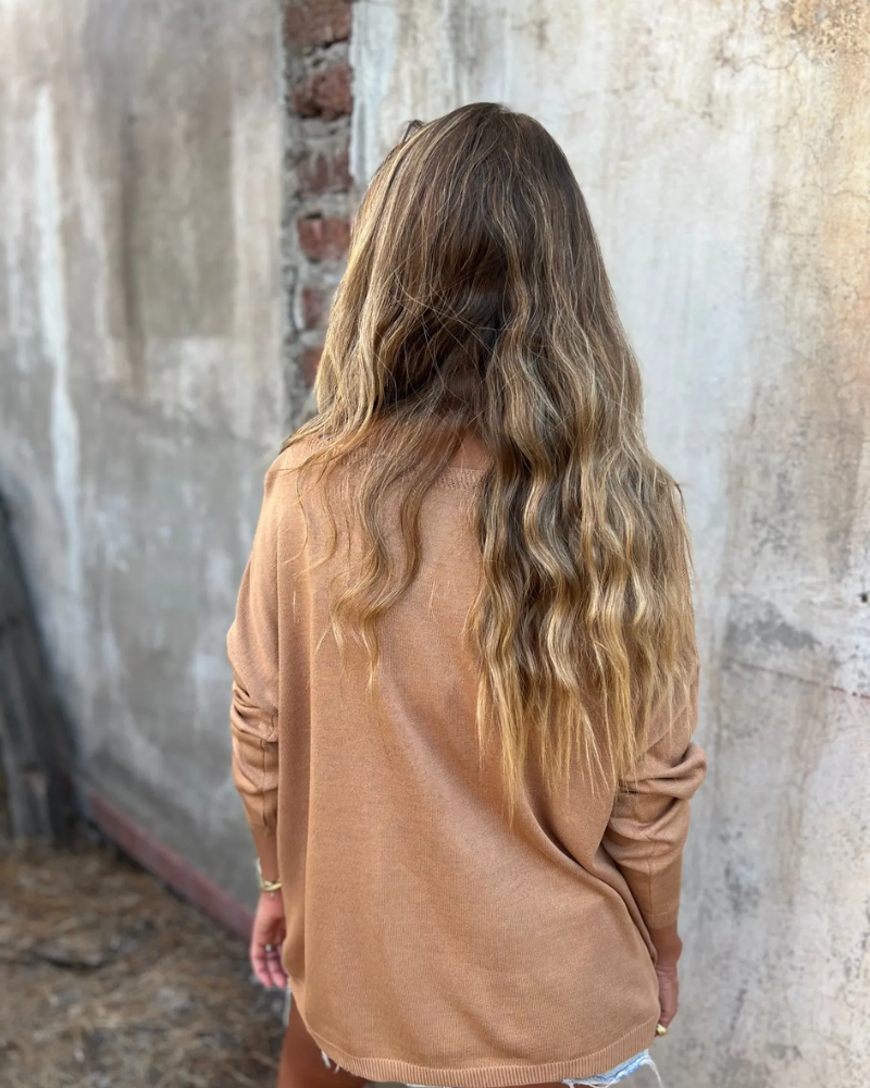 BELMONTE MILANO | MAGLIONE CON SPLASH METALLICO