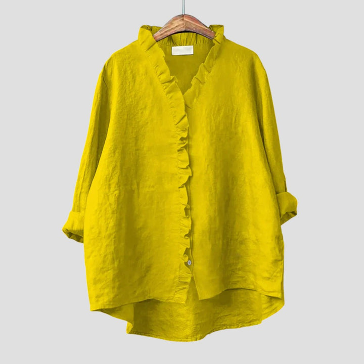 Sanela – Giacca-Camicia Oversize con Revers