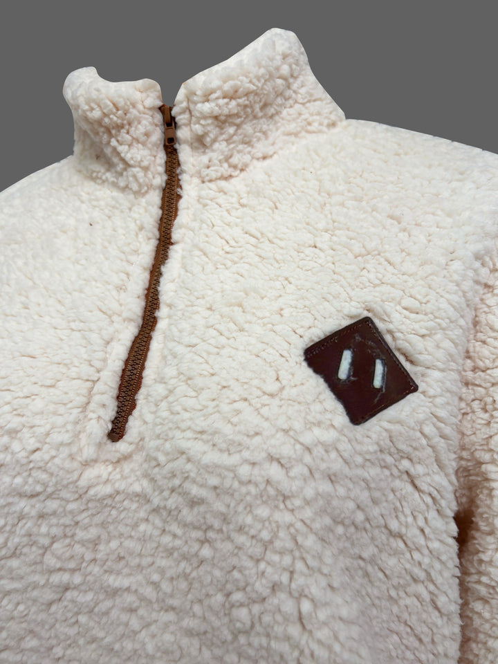 BELMONTE MILANO | Maglione con Zip a Quarto di Patch