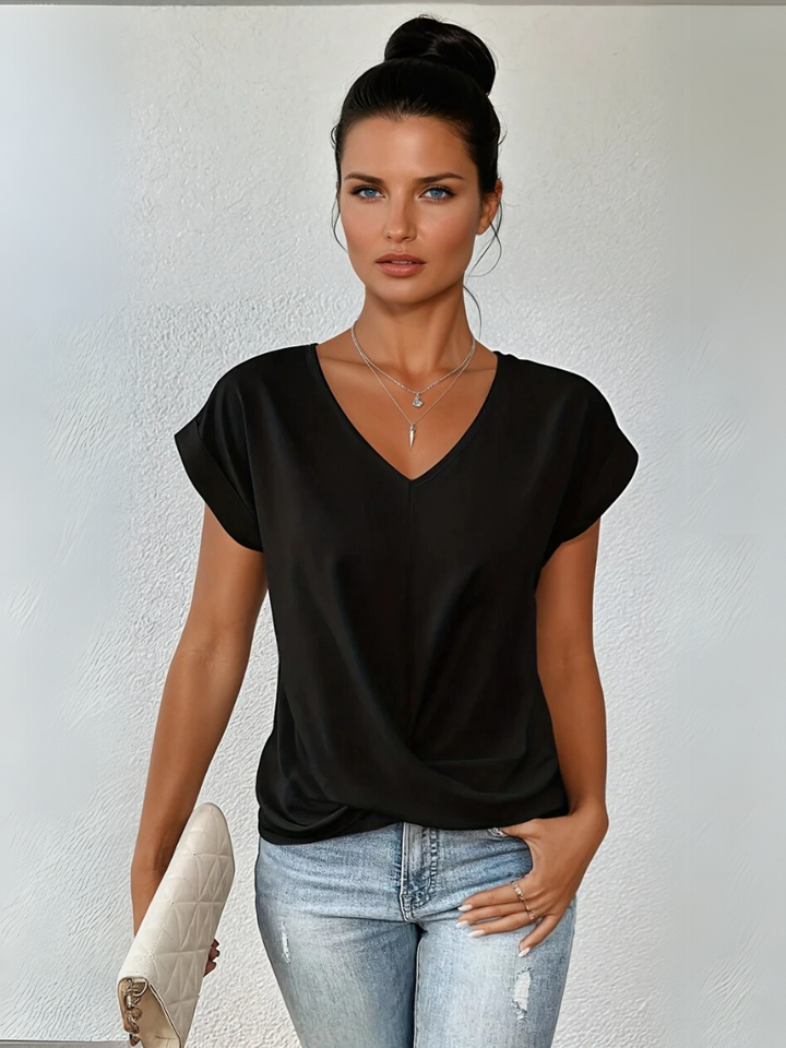 BELMONTE MILANO | TOP CON SCOLLO A V TWIST