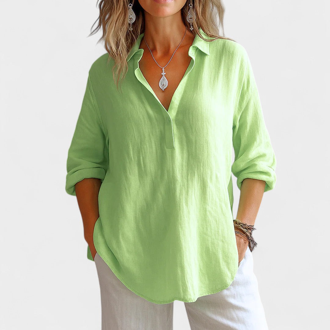 BELMONTE MILANO | BLOUSE CON BOTTONI RILASSATA