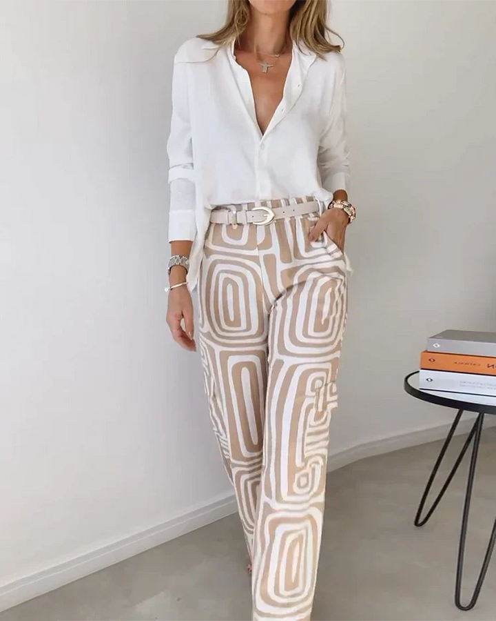 ISABELLA | PANTALONI PALAZZO STAMPATI