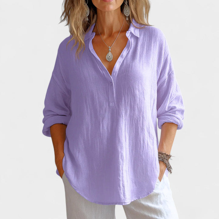 BELMONTE MILANO | BLOUSE CON BOTTONI RILASSATA