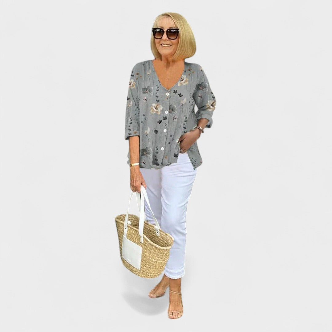 BELMONTE MILANO | BLOUSE CON BOTTONI BLOOM