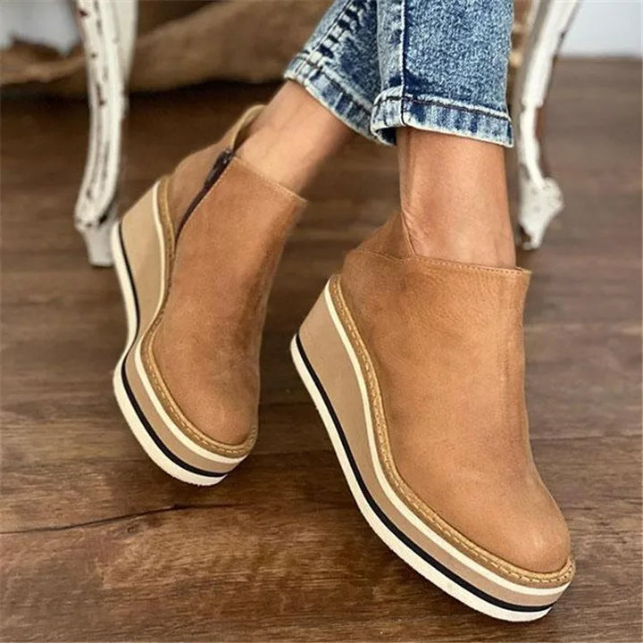 BELMONTE MILANO | TRONCHETTO PLATFORM CON ZIP LATERALE