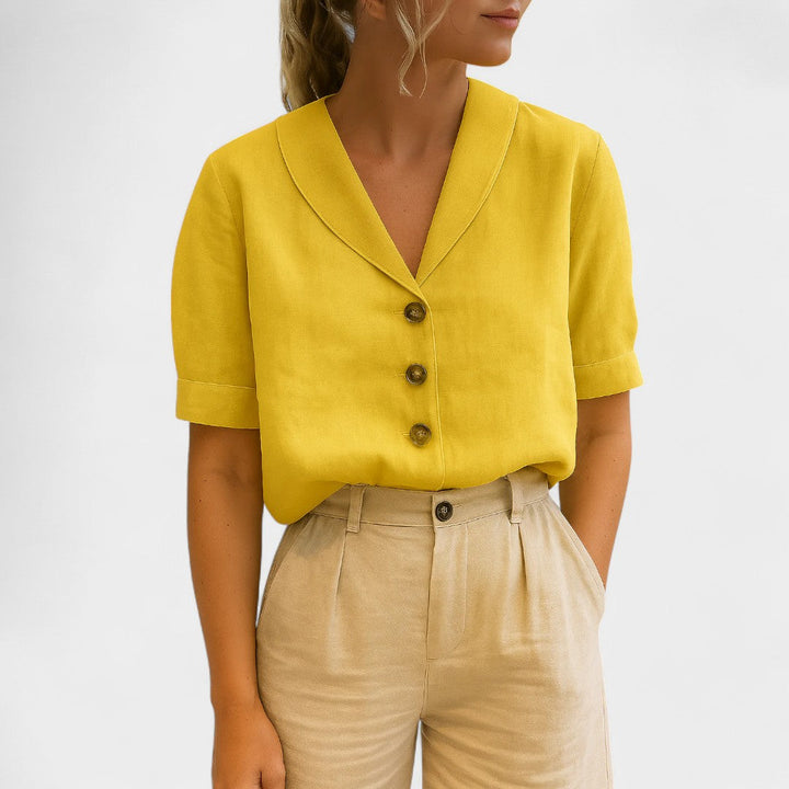 BELMONTE MILANO | BLUSA CON BOTTONI DAVANTI