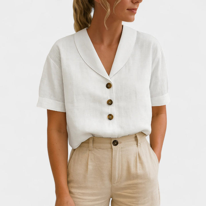 BELMONTE MILANO | BLUSA CON BOTTONI DAVANTI