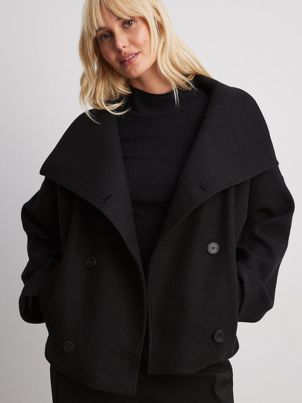 BELMONTE MILANO | CAPPOTTO CORTO DOPPIOPETTO CON MAXI COLLO