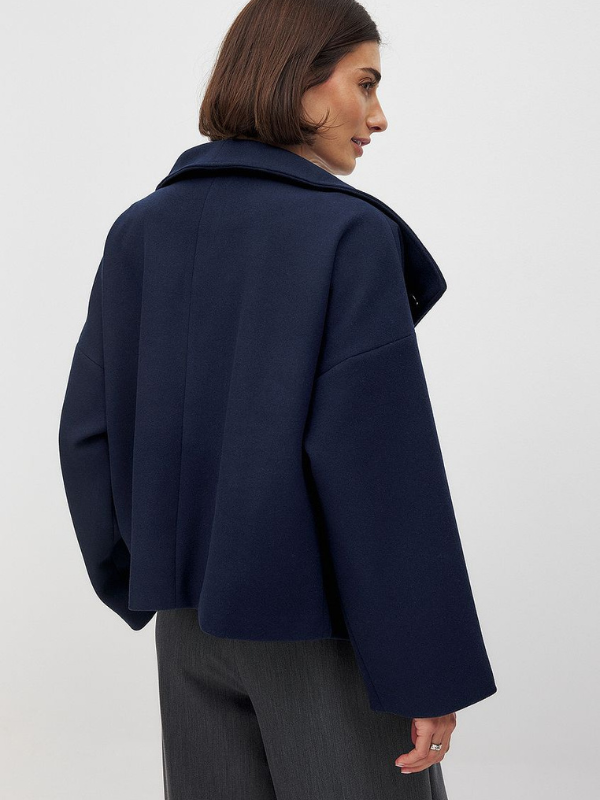 BELMONTE MILANO | CAPPOTTO CORTO DOPPIOPETTO CON MAXI COLLO