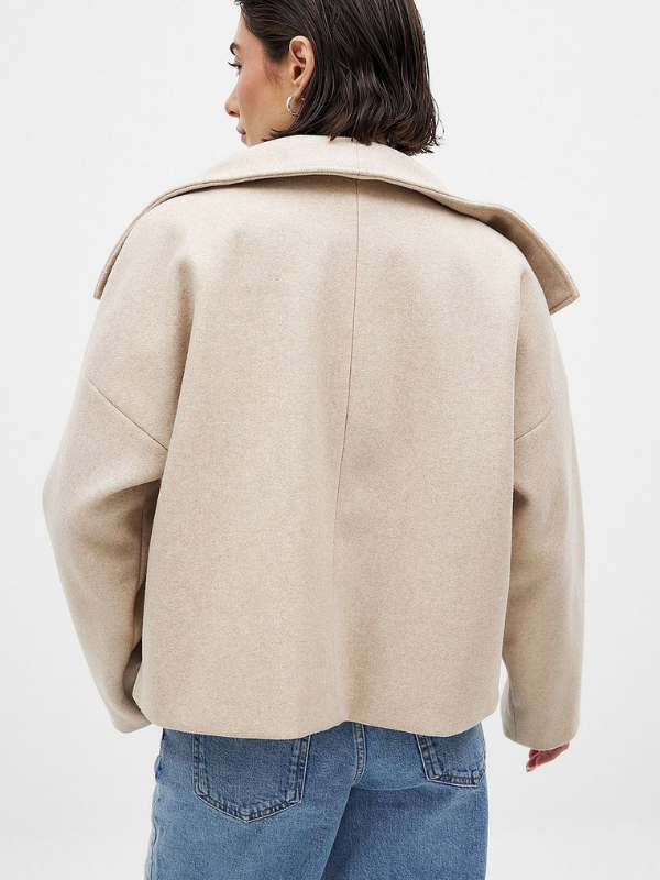 BELMONTE MILANO | CAPPOTTO CORTO DOPPIOPETTO CON MAXI COLLO