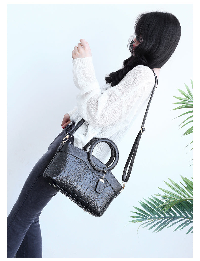 IRENE | BORSA A MANO STILE CROC