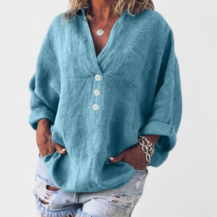 BELMONTE MILANO | BLUSA CON TAGLIO ELEGANTE E RILASSATO