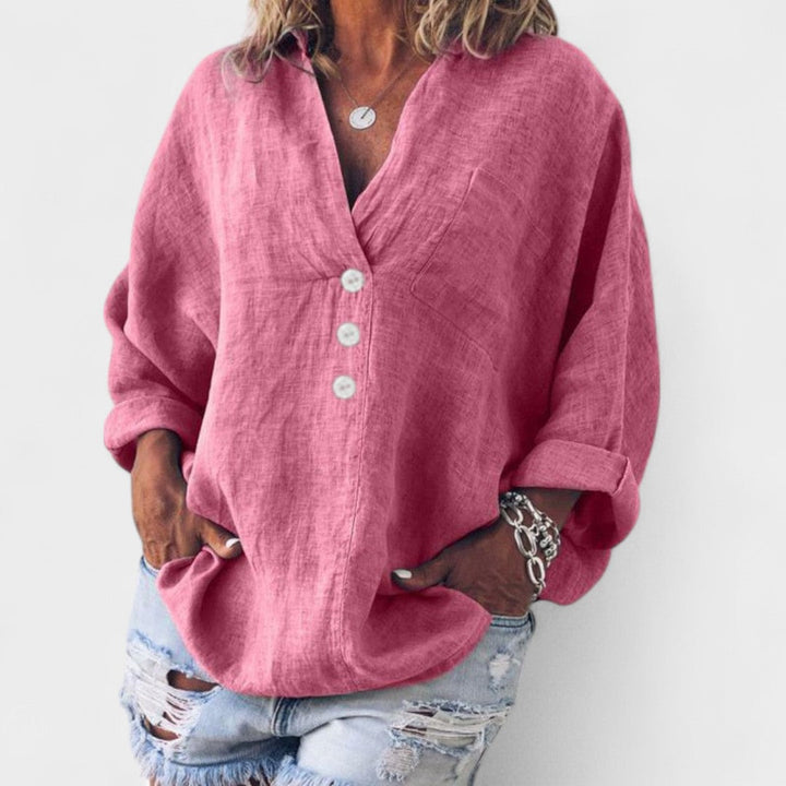BELMONTE MILANO | BLUSA CON TAGLIO ELEGANTE E RILASSATO