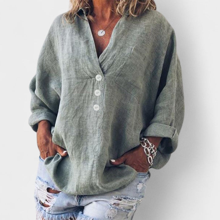 BELMONTE MILANO | BLUSA CON TAGLIO ELEGANTE E RILASSATO