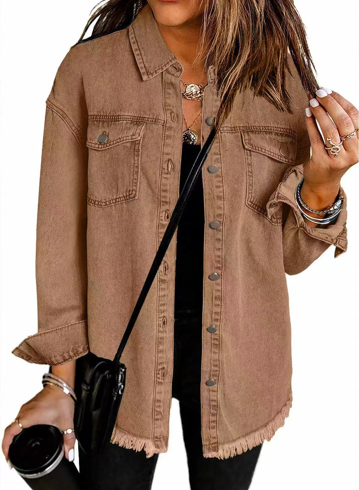 BELMONTE MILANO | CAMICIA IN DENIM DISTRESSED