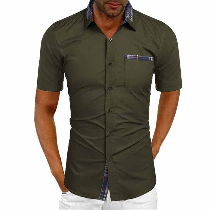 CARLO | CAMICIA A MANICHE CORTE