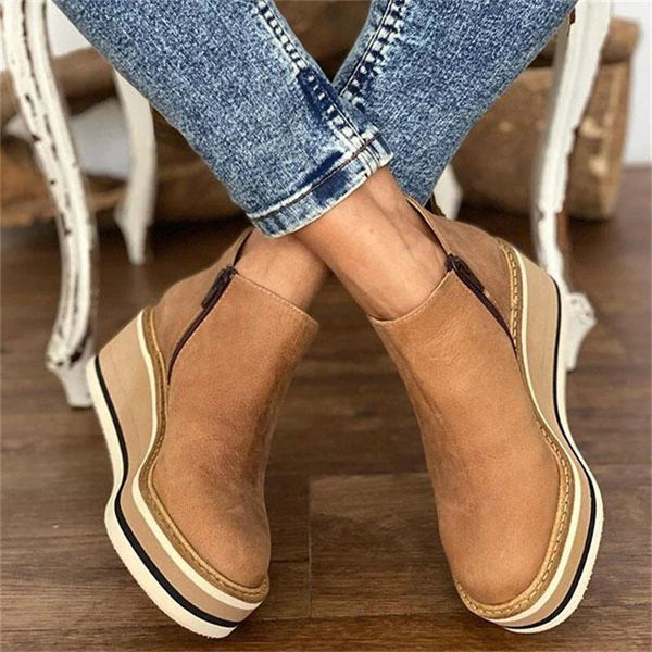 BELMONTE MILANO | TRONCHETTO PLATFORM CON ZIP LATERALE