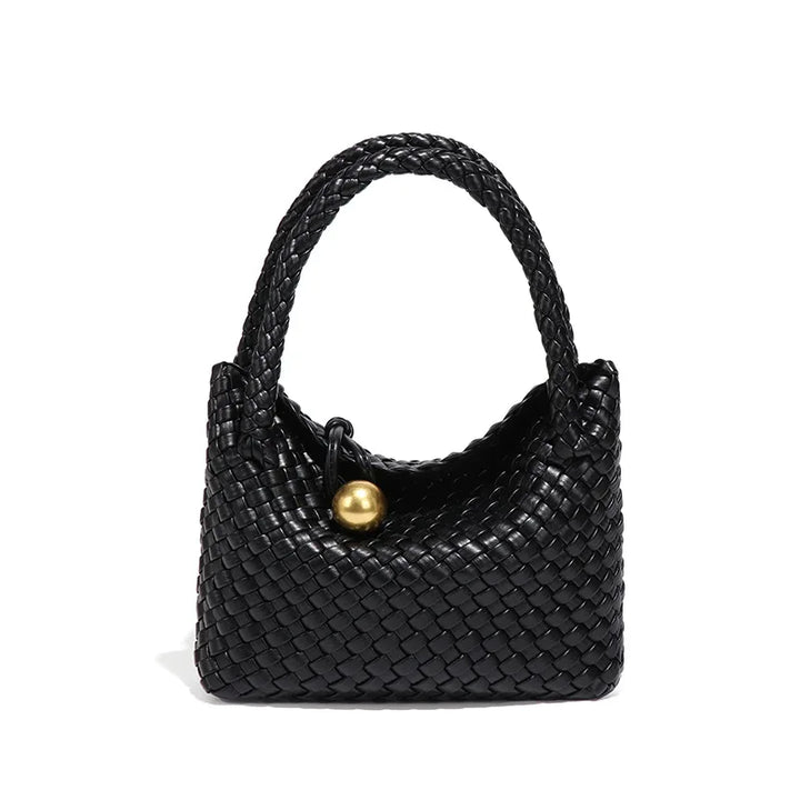 ASTRID | ELEGANT WOVEN LEATHER BAG